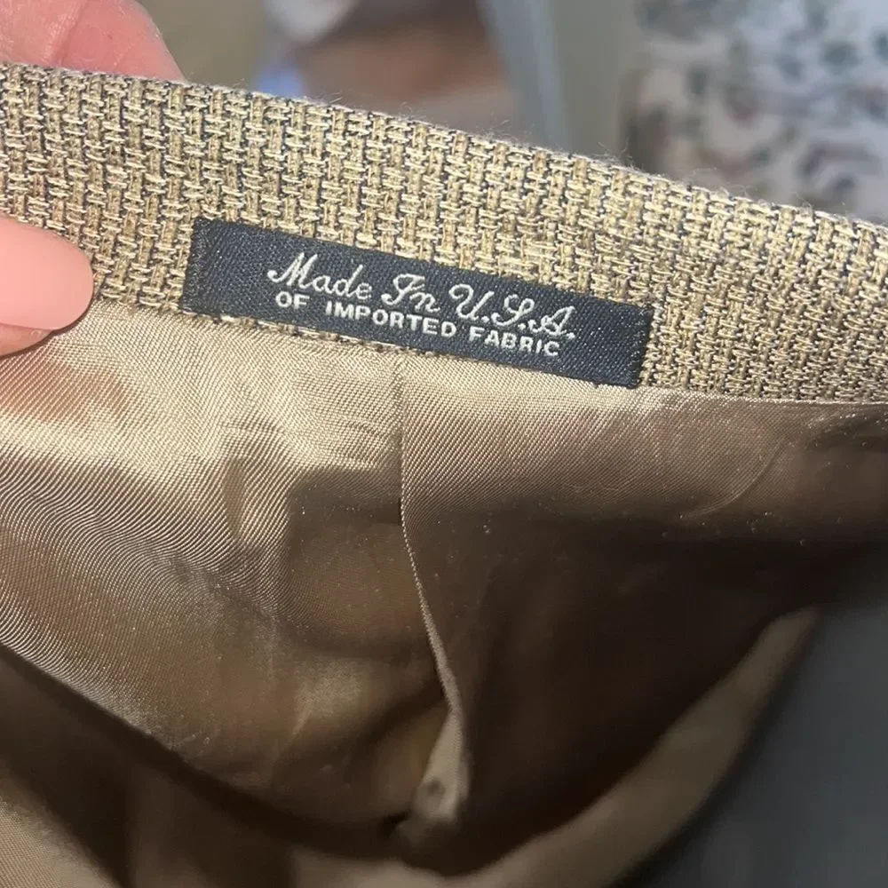 Men’s Wool Blend 42R Vintage Tweed Blazer Austin Reed Dillard’s Made in the USA